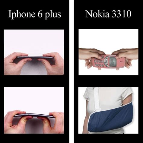 iPhone 5 Plus versus Nokia 3310 — Ned Martin’s Amused