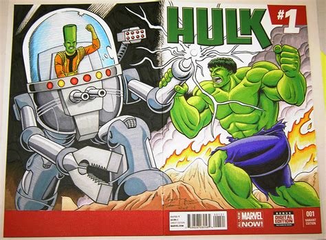 HULK vs. THE LEADER Sketch Cover!, in Brendon and Brian Fraim's 2014 ...