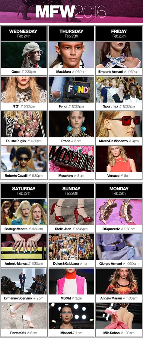 Milan Fashion Week Schedule: The Best Shows and Where to Live-Stream Them | Glamour