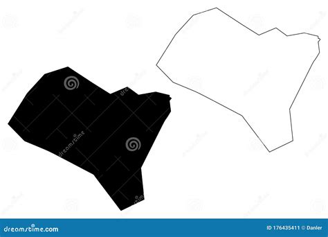 Aktobe City Republic of Kazakhstan Map Vector Illustration, Scribble ...