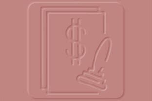 Dollar Stamp Logo Graphic by JOAN SCHUMAN · Creative Fabrica