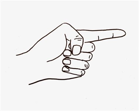 Pointing Fingers - Drawing Transparent PNG - 3264x2448 - Free Download on NicePNG
