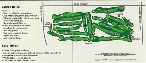 Scorecard - Mount Dora Golf Club