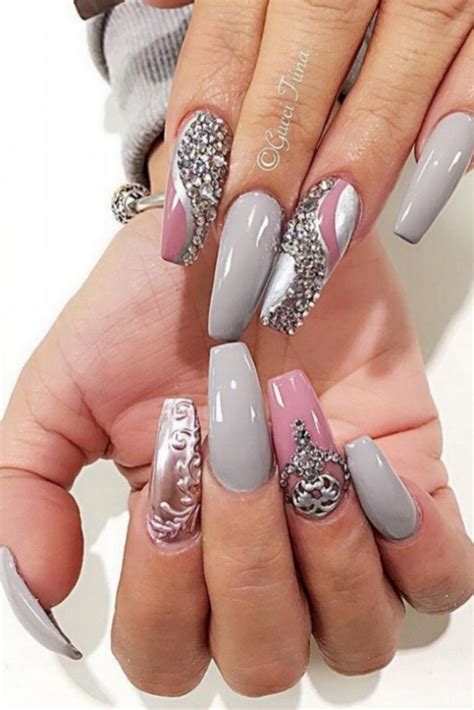 #nails #nailart Nail Art Trends 2018 | Diamond nails, Nail art, Gel nails