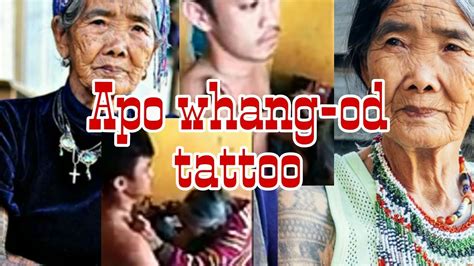 Tattoo of apo whang od. - YouTube