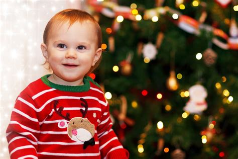 Free Images : people, kid, cute, decoration, red, holiday, child, christmas tree, season ...