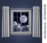 Moon Through The Window Free Stock Photo - Public Domain Pictures
