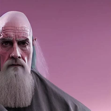 Saruman wearing 3M Full Facepiece Respirator with pink | Stable ...