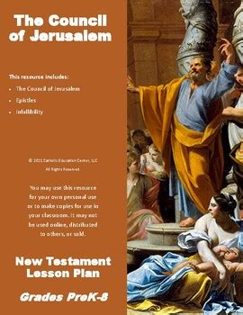 Catholic Lesson Plan: The Council of Jerusalem (Scripture/Bible)