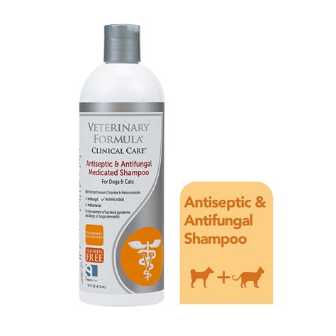 Veterinary Formula Clinical Care Antiseptic & Antifungal Shampoo for Dogs & Cats, 16 oz ...