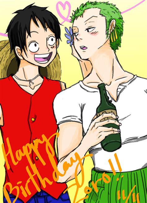 Happy Birthday Zoro! by LuvSilverSonicShadow on DeviantArt