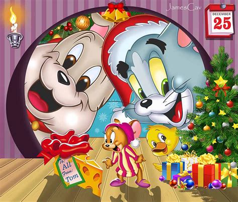 Tom And Jerry Christmas by JamesCav on DeviantArt