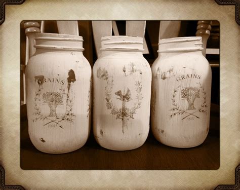 Pin by Kathy Weinmeister on Flowers | Chalk paint mason jars, Painted mason jars, Mason jars