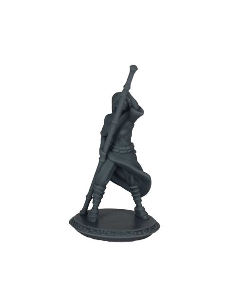 Miniature Monk – Female for tabletop gaming and Dungeons & Dragons (D&D)