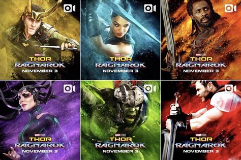 The new Thor Ragnarok poster backgrounds are the same colours as the Infinity stones : r ...