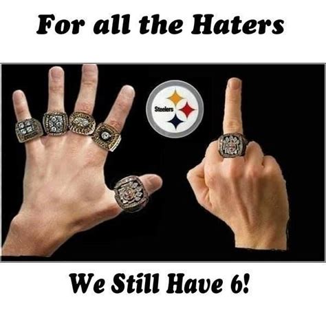 6 Rings | Pittsburgh steelers, Steelers