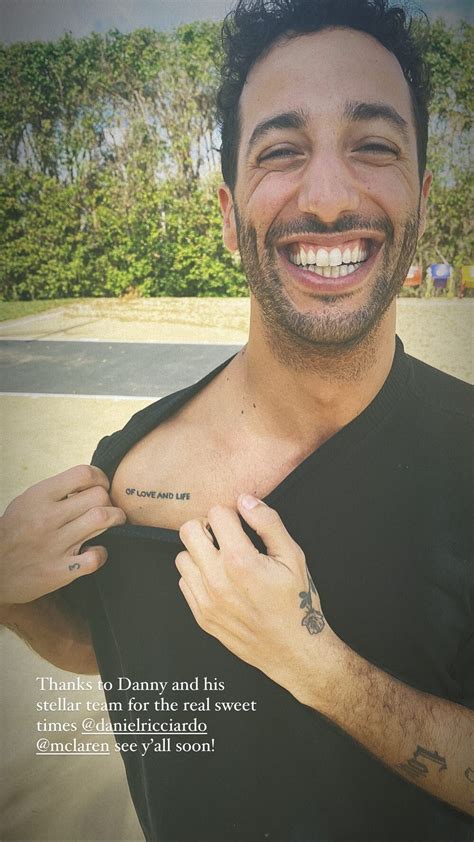 daniel ricciardo in 2022 | Daniel tattoo, Daniel ricciardo, Tiny ...