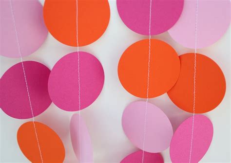 Birthday Party Decorations Paper Garland Party Decoration, Hot Pink ...