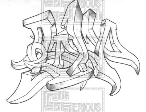 12 Graffiti Drawings in Paper (example) ~ Trends Graffiti