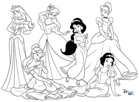 Pintar As Princesas Da Disney