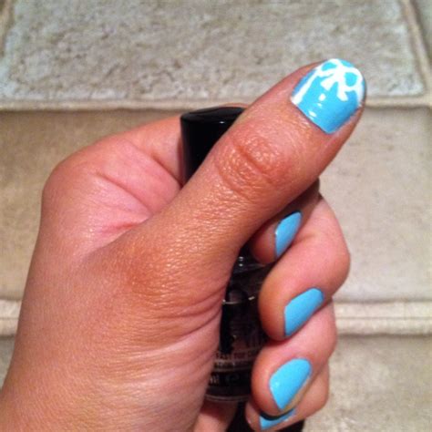 Cute tiffany's box nail art!... What happens when i have lots of time on my hands:) | Nail ...