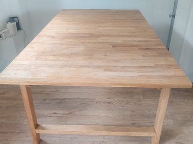 Kitchen Table Ikea Edefors Solid Oiled Oak 4 Chairs Free If Wanted For ...