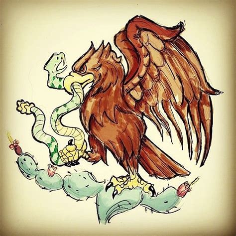 Image result for aztec bird | Mexican flag drawing, Mexican art painting, Mexican art tattoos