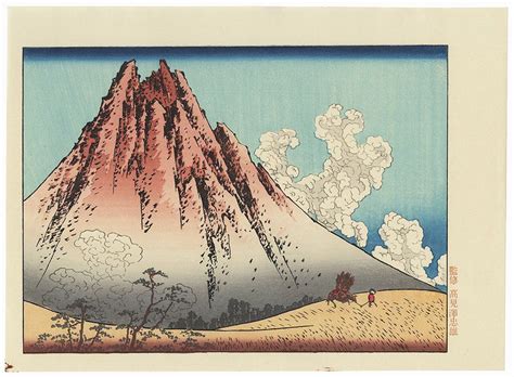 Fuji Arts Japanese Prints - Mt. Fuji from Mishima in Koshu by Hokusai ...