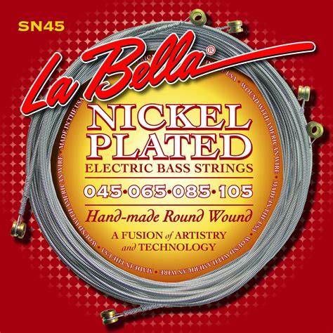 La Bella Bass Guitar Strings - Nickel Plated Round Wound