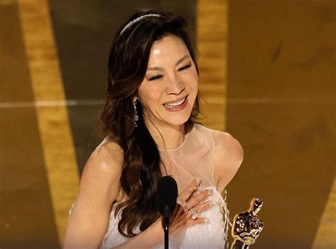 Michelle Yeoh Gives Inspiring Best Actress Speech About Never Being ...