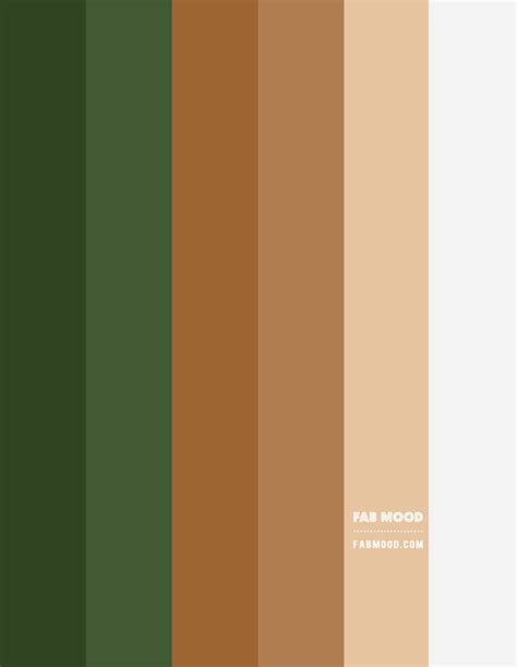 Brown and Green Color Palette