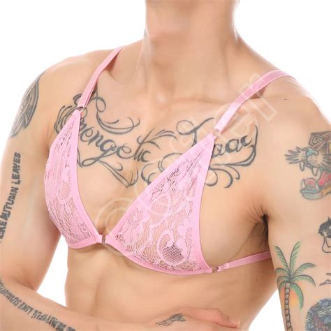 Pink Bra for Men - Etsy