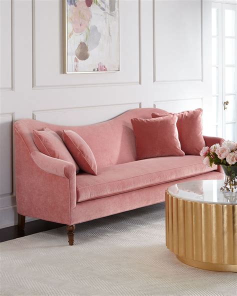 Cerise Velvet Sofa | Velvet furniture, Sofa design, Sectional sofa