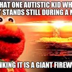 elmo nuclear explosion Meme Generator - Imgflip