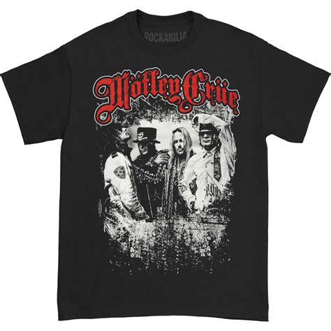 Motley Crue - Motley Crue Men's Greatest Hits Band Shot T-shirt Black - Walmart.com - Walmart.com