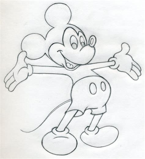 Mickey Mouse for drawing - Imagui