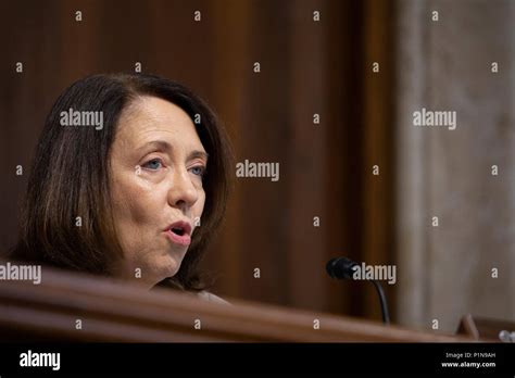 Senator Maria Cantwell, Democrat of Washington, speaks during a United States Senate Energy ...