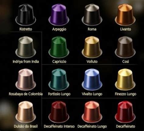 Capsules Nespresso : guide complet des différentes capsules de café ...