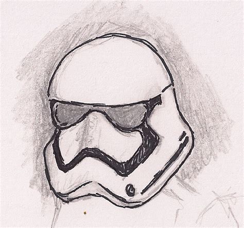 StormTrooperHelmet#1 | Sketch for storm trooper helmet from … | Flickr