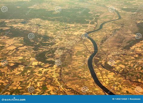 River meander aerial stock photo. Image of scenic, background - 145615468
