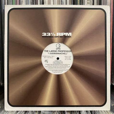 LARGE PROFESSOR - I JUSWANNACHILL / HARD / MAD SCIENTIST REMIX (12") 1994!!! | eBay