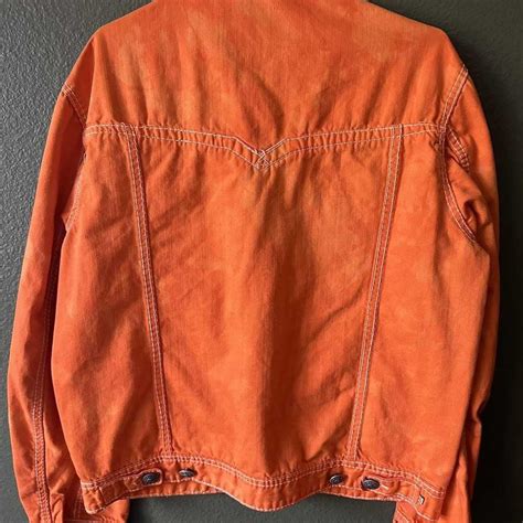 Vintage Orange denim jacket - Gem