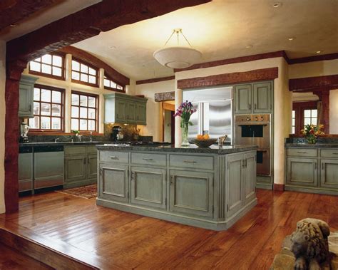 Distressed Wood Kitchen Cabinets and Wondrous Distressed Grey Kitchen ...