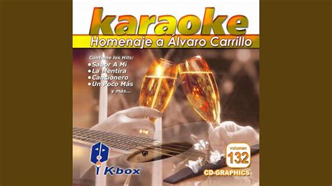 Sabor A Mí (Karaoke Version) - YouTube