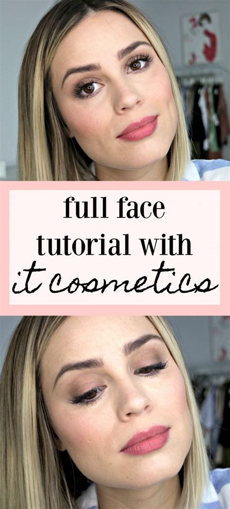 Full Face Makeup Tutorial with It Cosmetics | Full face makeup tutorial, Full face makeup, Face ...