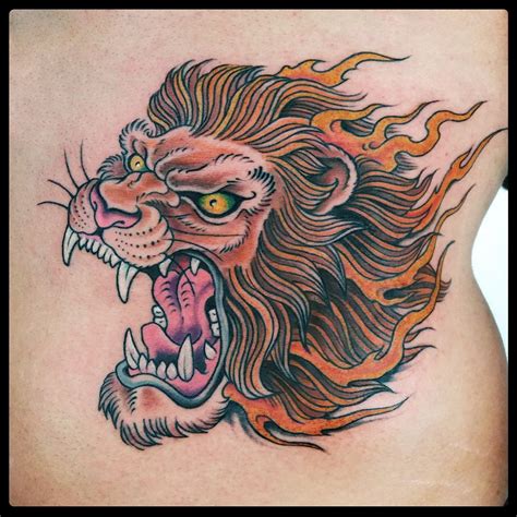 Discover 76+ old school lion tattoo - thtantai2