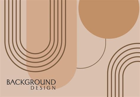 Premium Vector | Minimalist and modern styled brown abstract background design. aesthetic banner ...