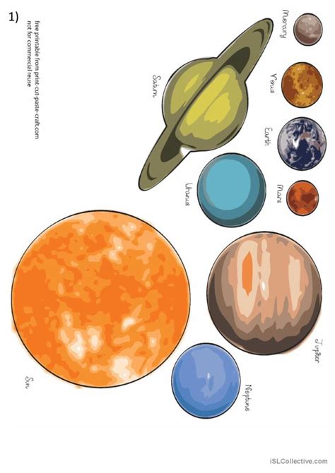 Planets and solar system: English ESL worksheets pdf & doc