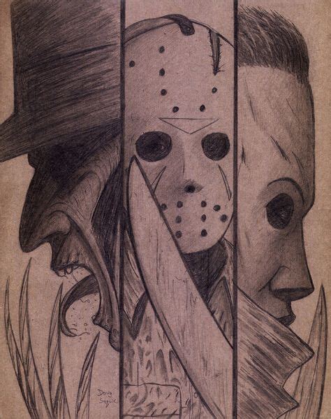 32 Best Jason voorhees drawing images in 2020 | Jason voorhees, Horror art, Horror movie art