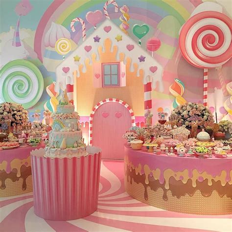 Festa Candy Landy. Candy Theme Birthday Party, Candy Land Theme, Candyland Birthday, Candyland ...